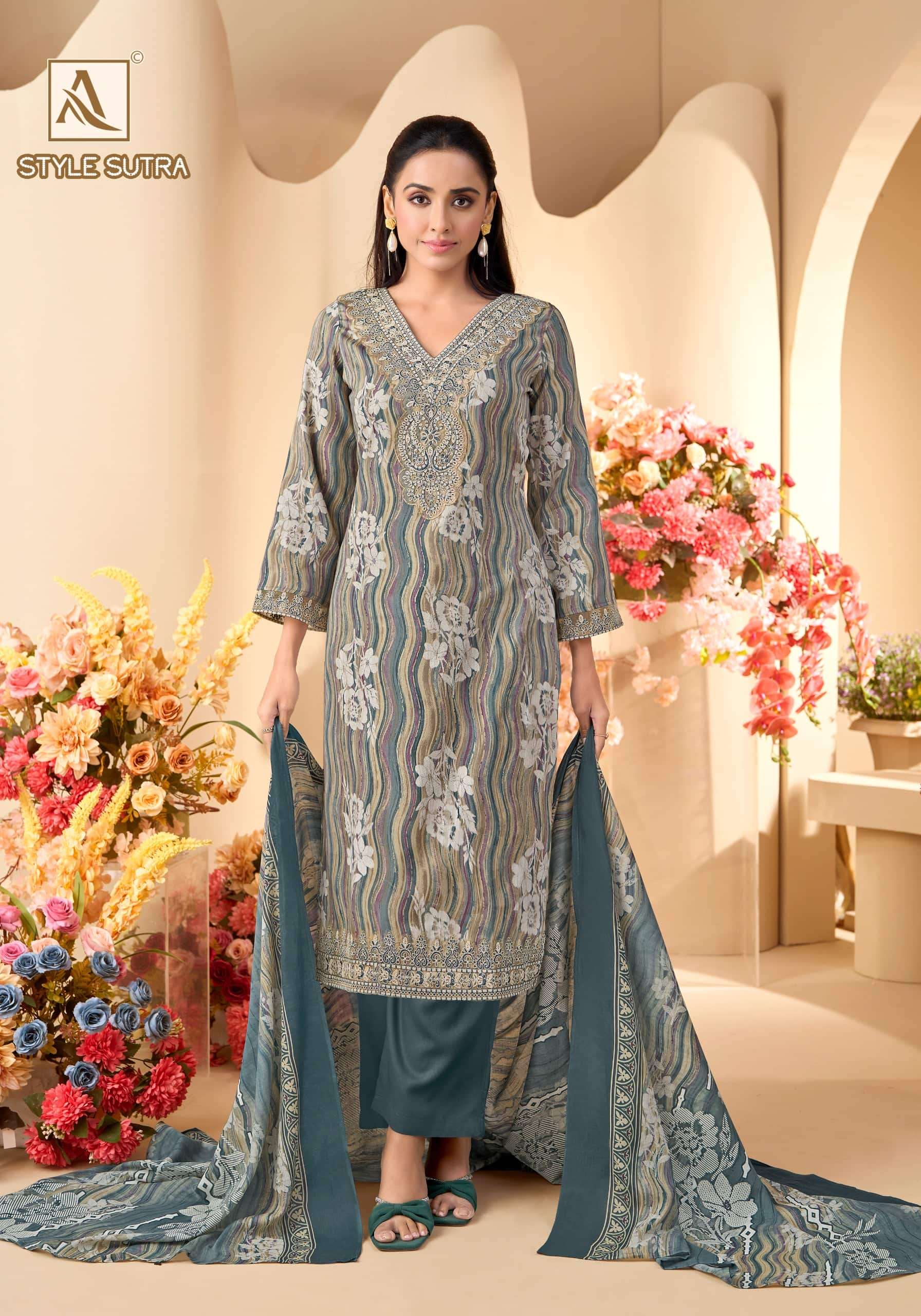 Alok Suit Style Sutra Jaam Cotton Printed Dress Material Collection