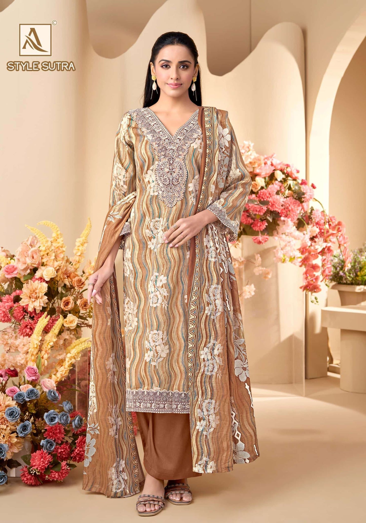 Alok Suit Style Sutra Jaam Cotton Printed Dress Material Collection