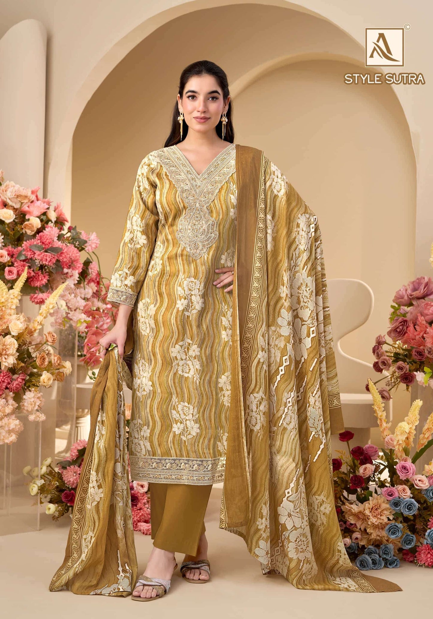 Alok Suit Style Sutra Jaam Cotton Printed Dress Material Collection