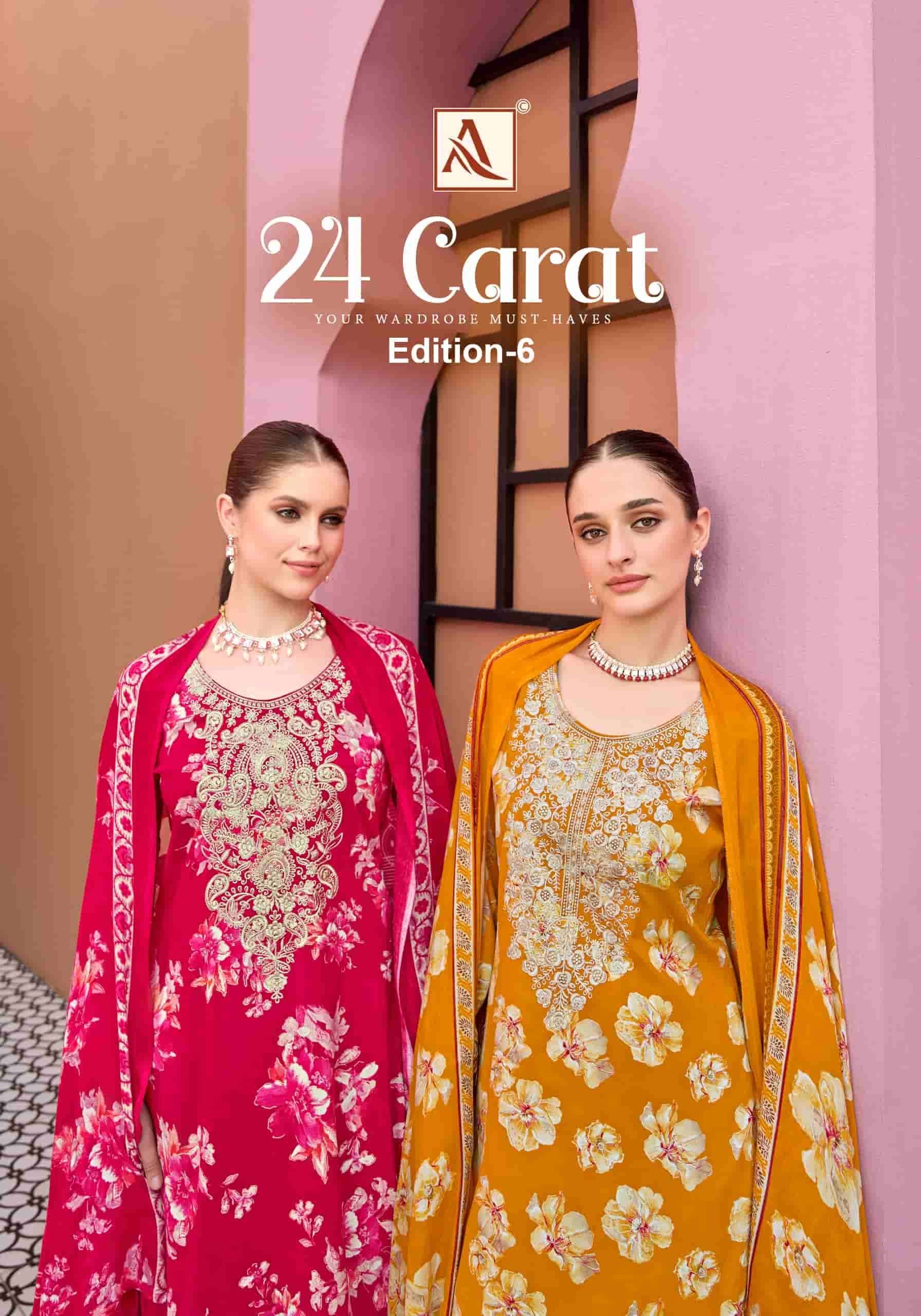 Alok Suit 24 Carat Edition 6 Pure Viscose Rayon Designer Dress Material