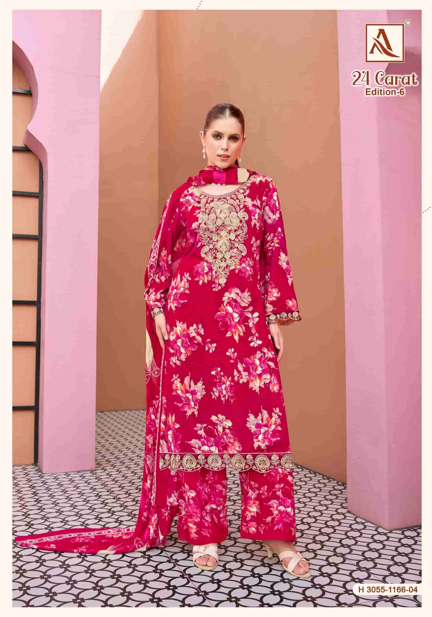 Alok Suit 24 Carat Edition 6 Pure Viscose Rayon Designer Dress Material