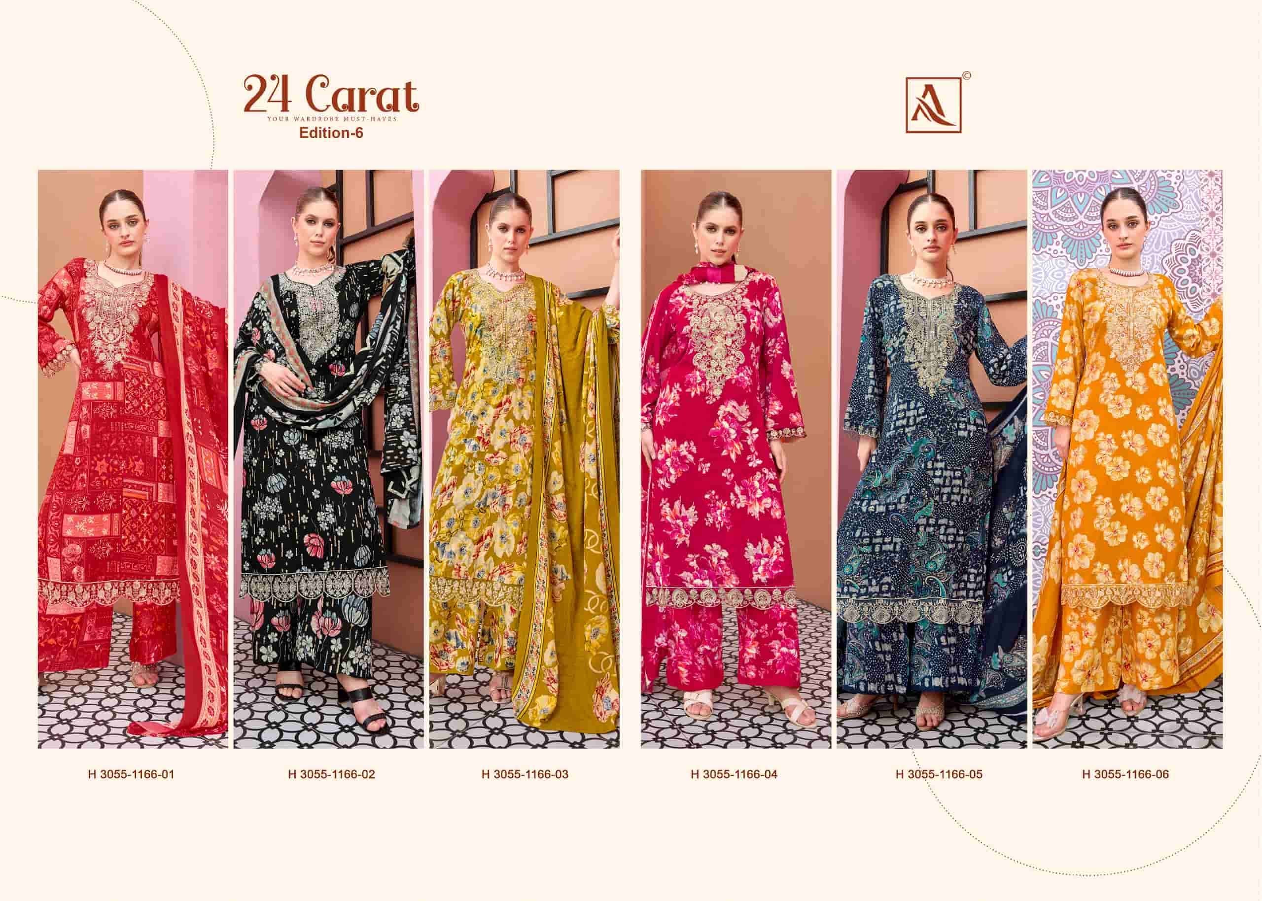 Alok Suit 24 Carat Edition 6 Pure Viscose Rayon Designer Dress Material