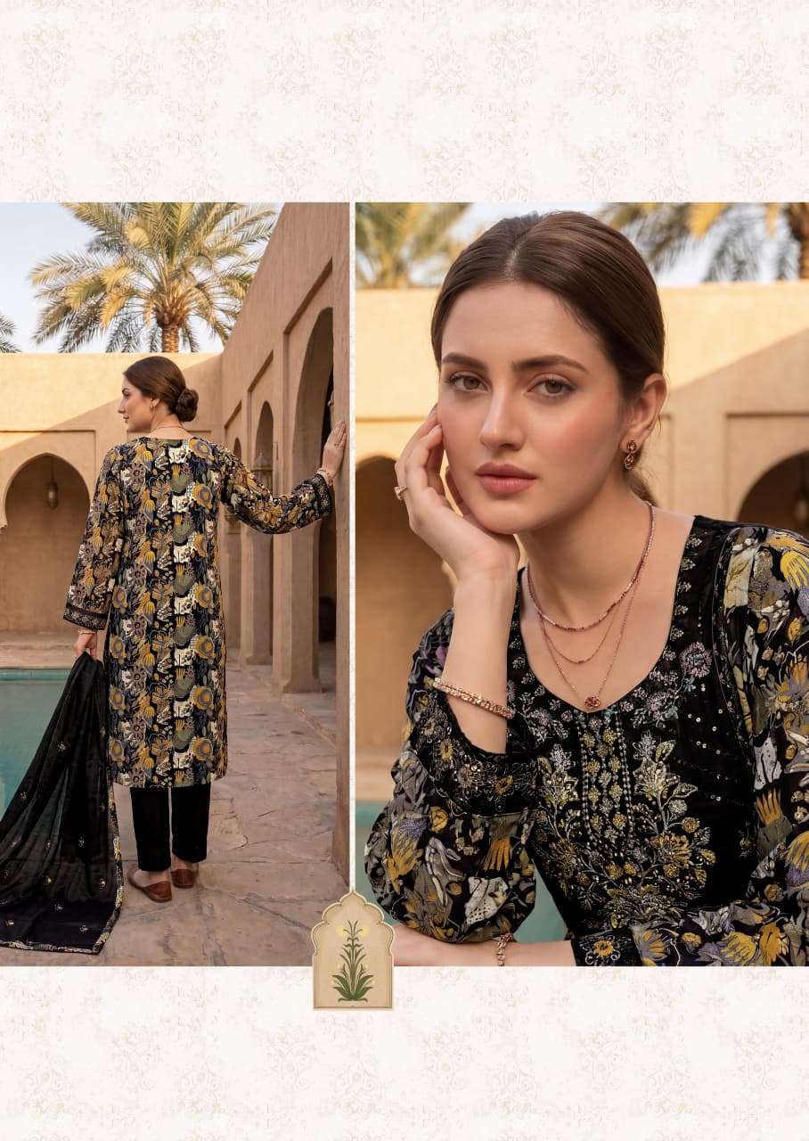 Alok Suit Aafiya Rayon Embroidered Dress Material - Amrah Wholesale