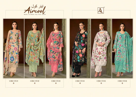 Alok Suit Aircool Pure Viscose Muslin Dress Material