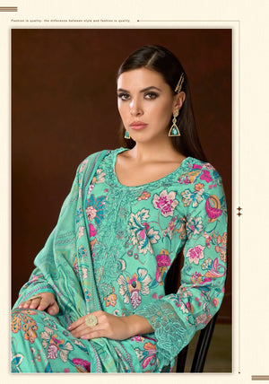 Alok Suit Aircool Pure Viscose Muslin Dress Material - Amrah Wholesale
