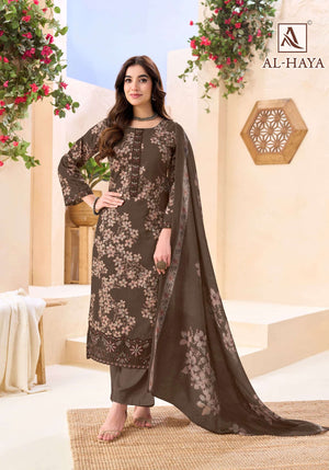 Alok Suit Al-Haya Cambric Cotton Pakistani Suit