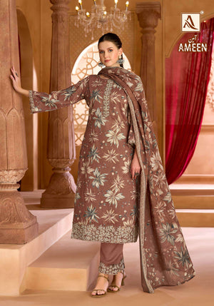 ALOK SUIT AMEEN Cotton Printed Pakistani Suit Set