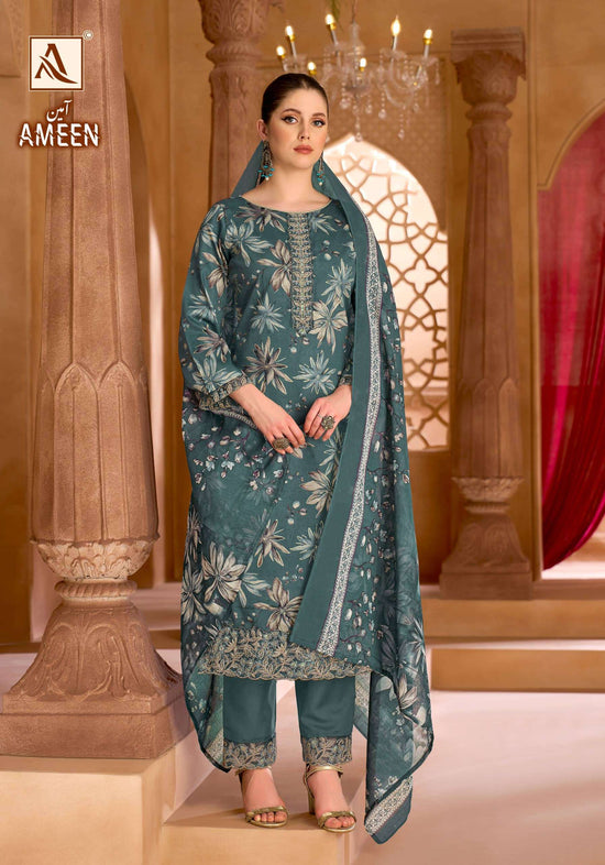 ALOK SUIT AMEEN Cotton Printed Pakistani Suit Set