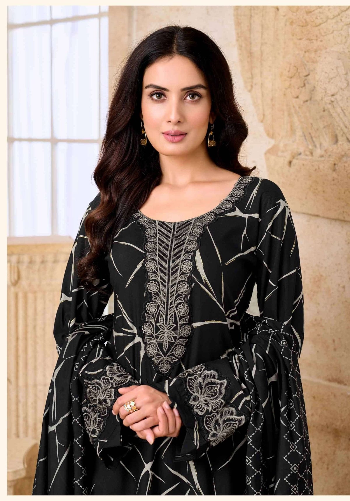 Alok Suit Apple Cut Pure Viscose Rayon Dress Material - Amrah Wholesale