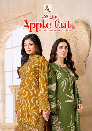 Alok Suit Apple Cut Pure Viscose Rayon Dress Material