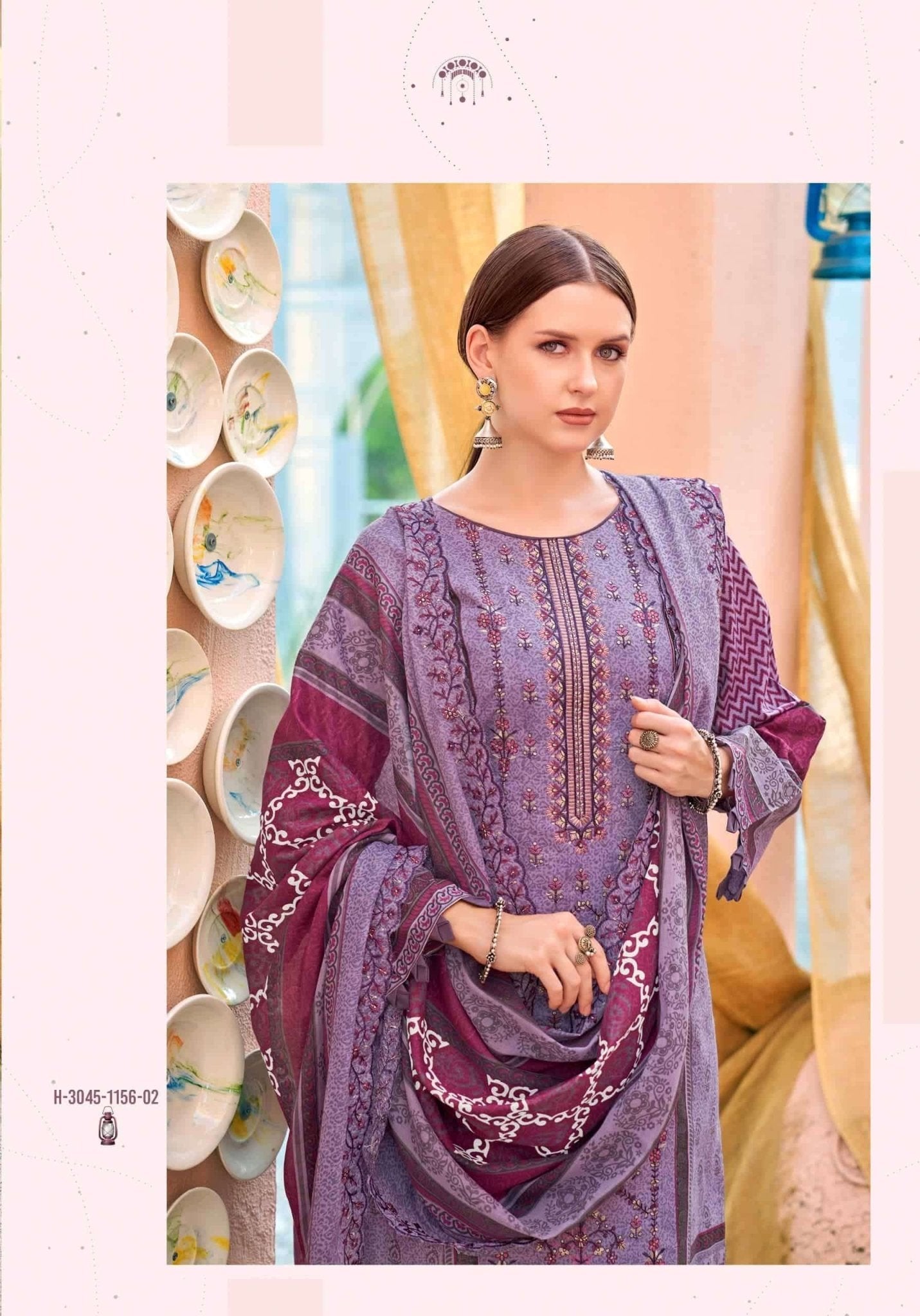 Alok Suit Bin Saeed Premium Cotton Pakistani Suit - Amrah Wholesale