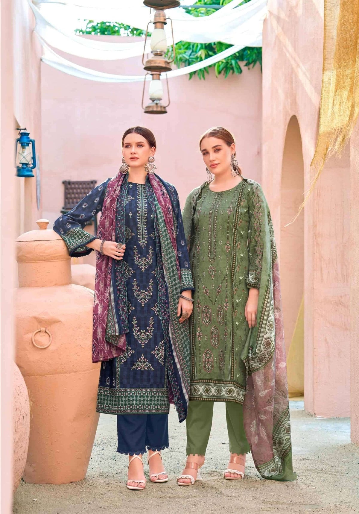 Alok Suit Bin Saeed Premium Cotton Pakistani Suit - Amrah Wholesale