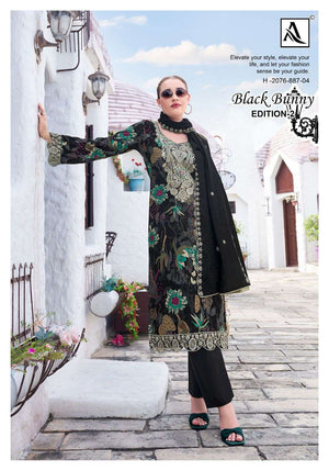 Alok Suit Black Bunny Vol-02