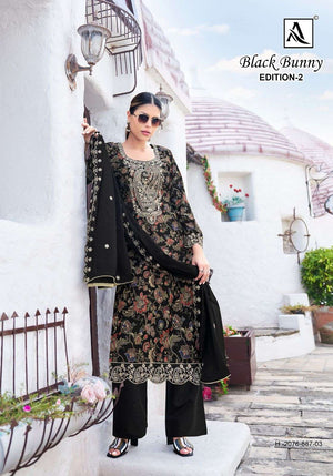 Alok Suit Black Bunny Vol-02