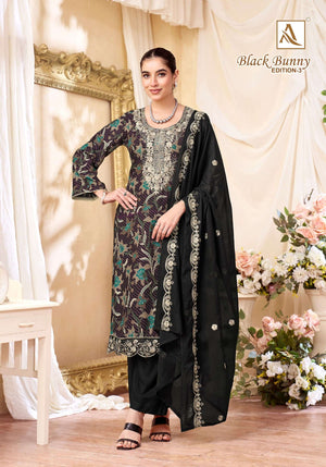 Alok Suit Black Bunny Vol-03