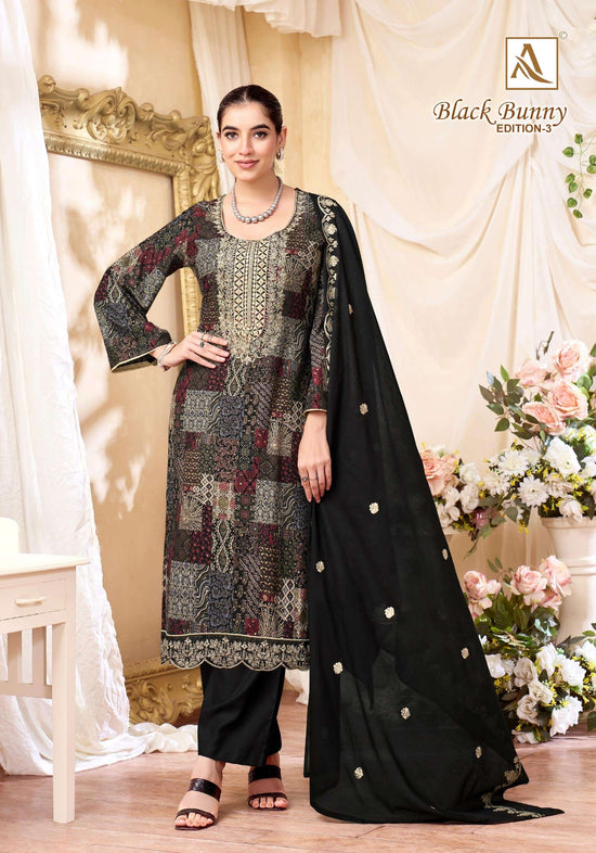 Alok Suit Black Bunny Vol-03