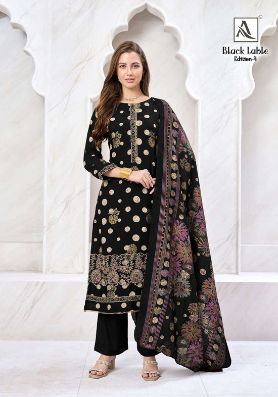 Alok Suit Black Lable Vol - 04 - Amrah Wholesale