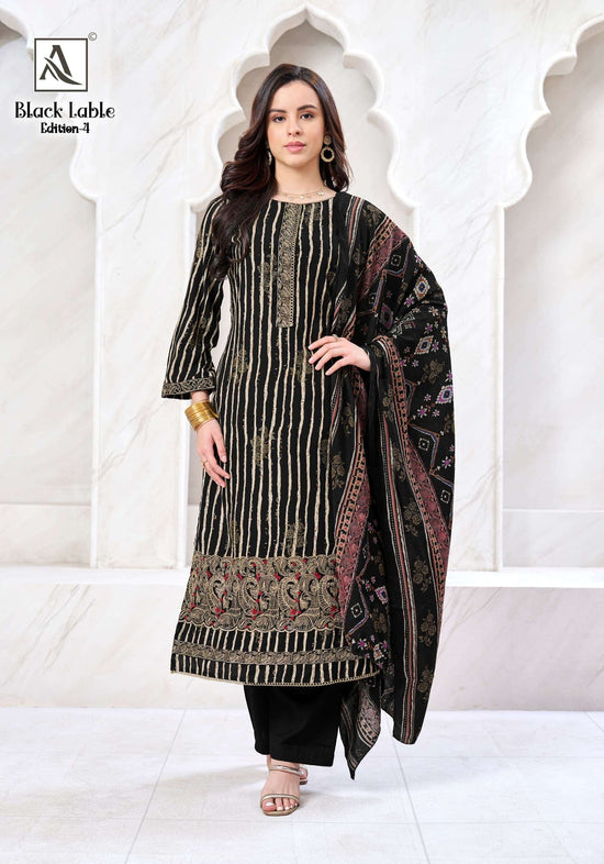Alok Suit Black Lable Vol - 04 - Amrah Wholesale