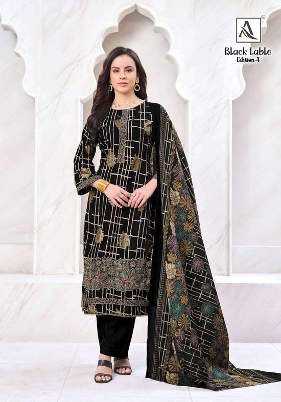Alok Suit Black Lable Vol - 04 - Amrah Wholesale