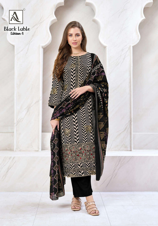 Alok Suit Black Lable Vol - 04 - Amrah Wholesale
