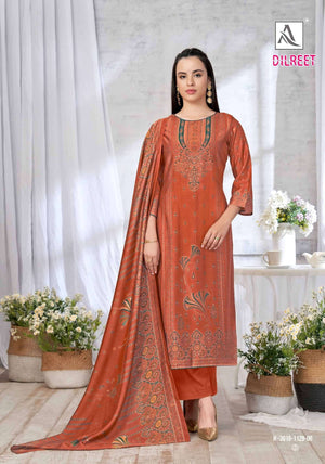 Alok Suit Dilreet Pure Modal Dress Material Wholesale - Amrah Wholesale