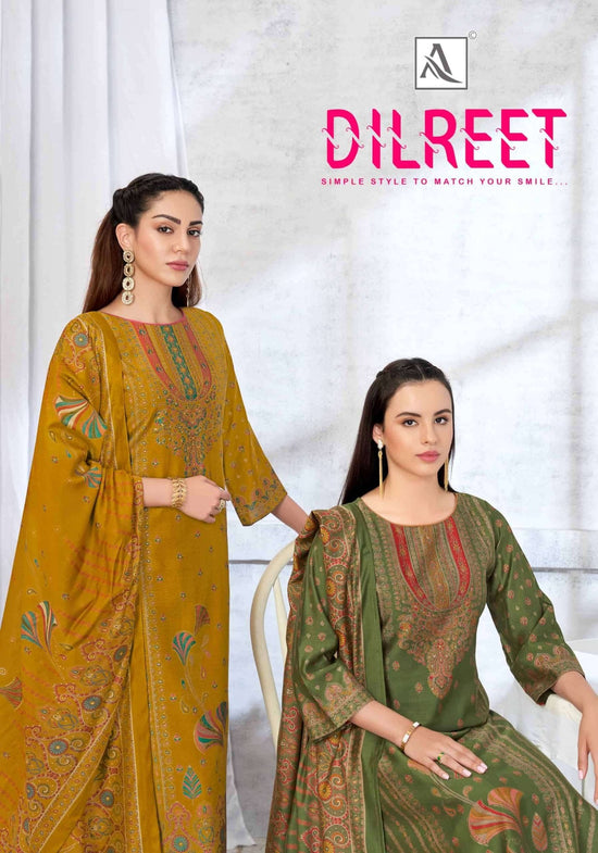 Alok Suit Dilreet Pure Modal Dress Material Wholesale - Amrah Wholesale