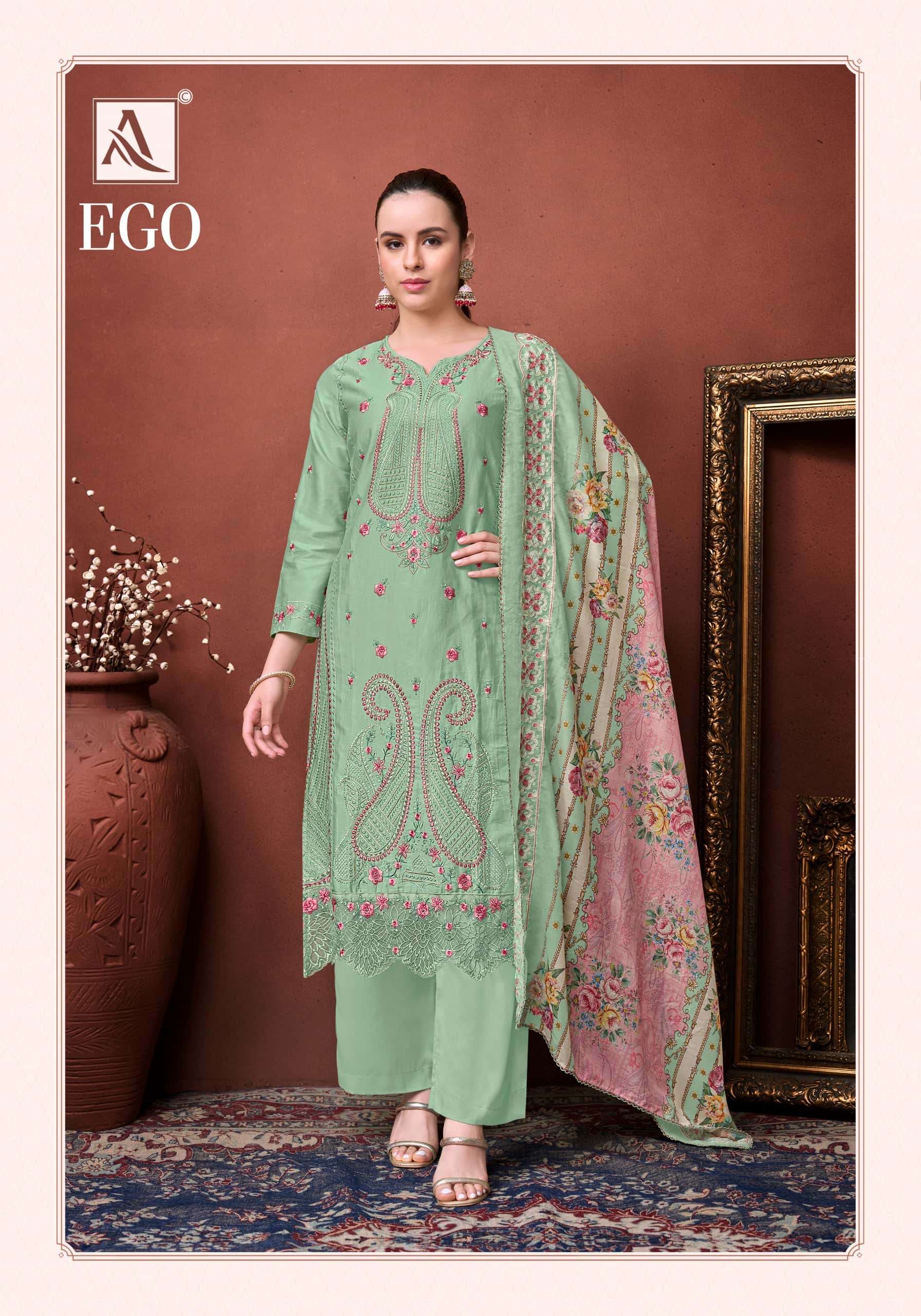 Alok Suit Ego Cotton Printed Pakistani Suit