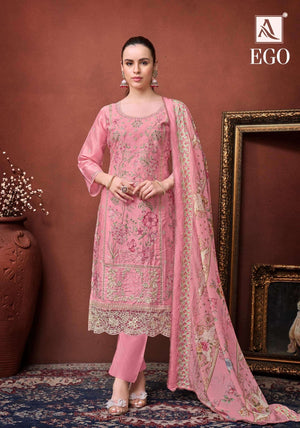 Alok Suit Ego Cotton Printed Pakistani Suit - Amrah Wholesale