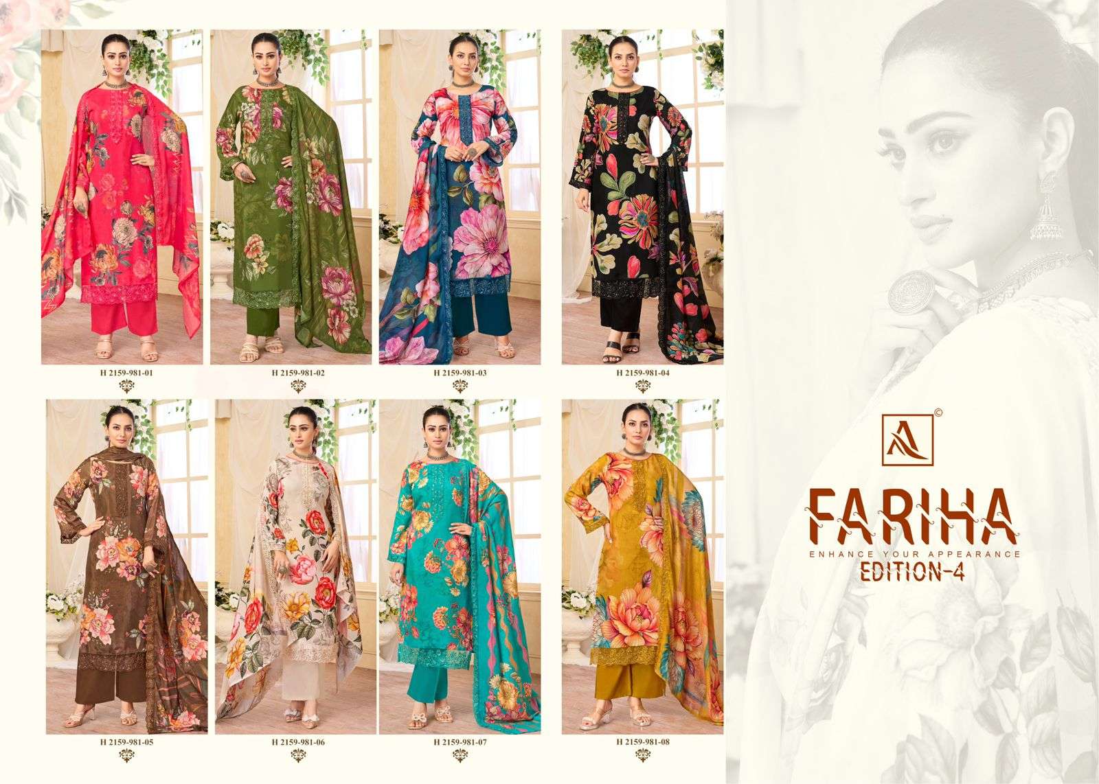 Alok Suit Fariha Vol-04
