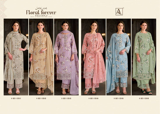 Alok Suit Floral Forever Vol - 02 Cambric Cotton Pakistani Suit - Amrah Wholesale