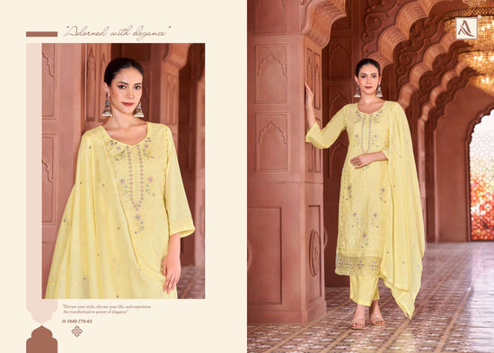 Alok Suit Green Omre