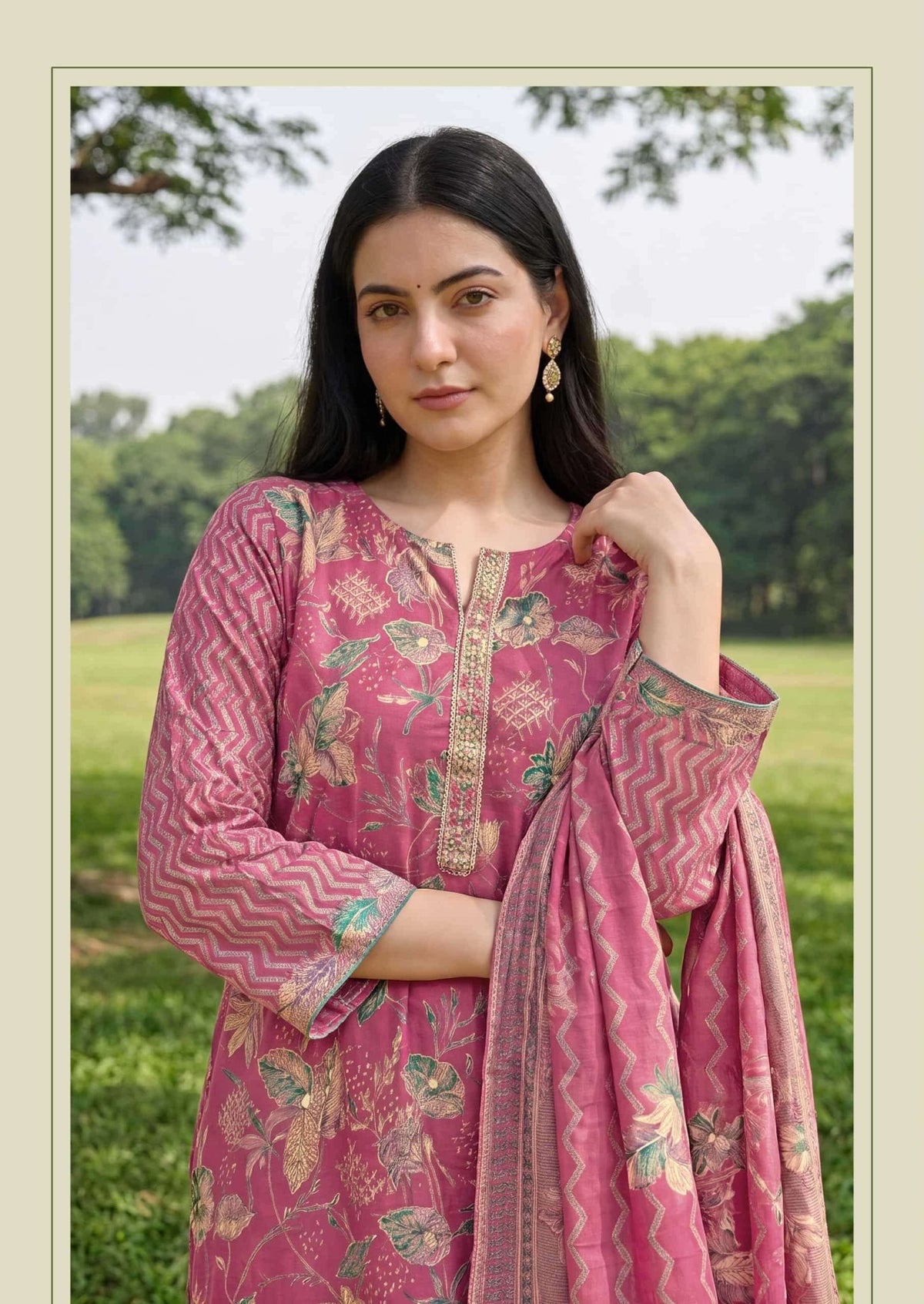 Alok Suit Gulvatika Pure Modal Designer Print Dress Material - Amrah Wholesale