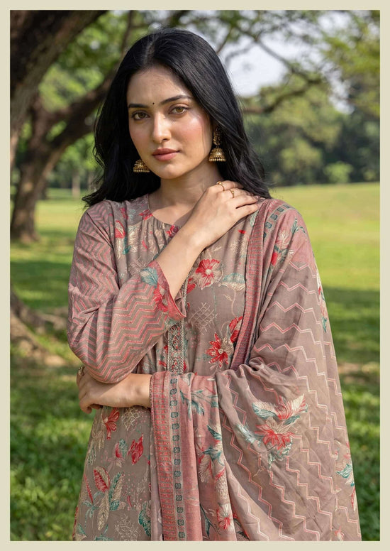 Alok Suit Gulvatika Pure Modal Designer Print Dress Material - Amrah Wholesale