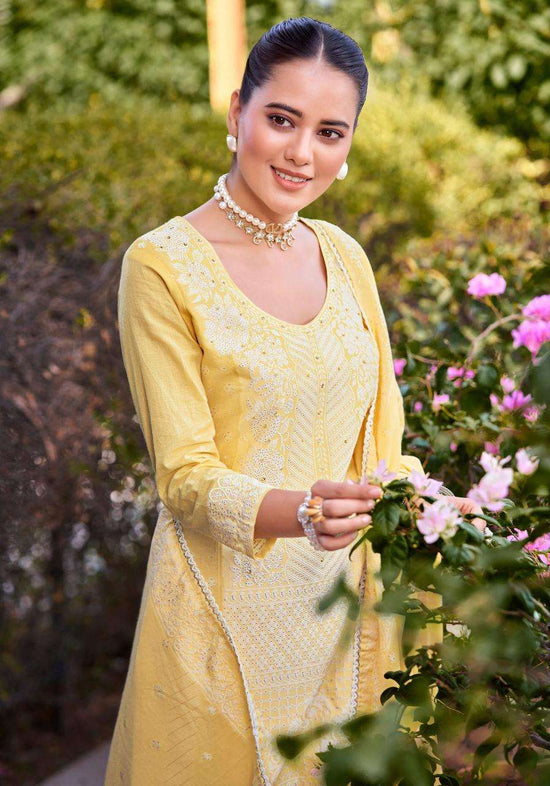 Alok Suit Himanshi Cotton Jacquard Dress Material - Amrah Wholesale