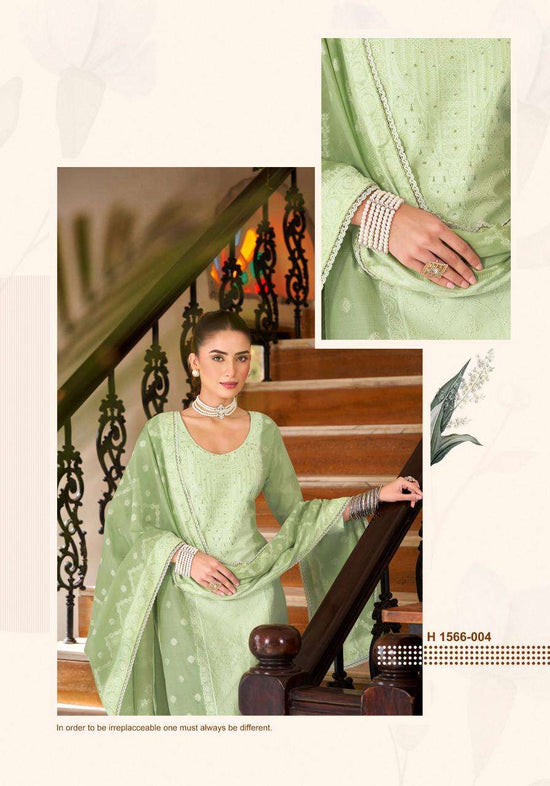Alok Suit Himanshi Cotton Jacquard Dress Material - Amrah Wholesale