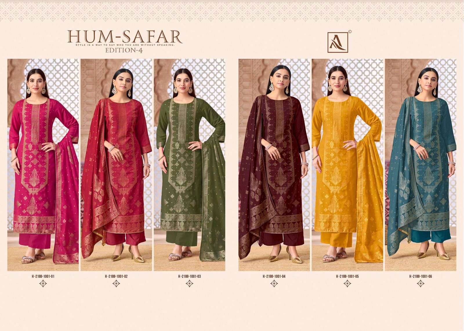 Alok Suit Hum Safar Vol-04