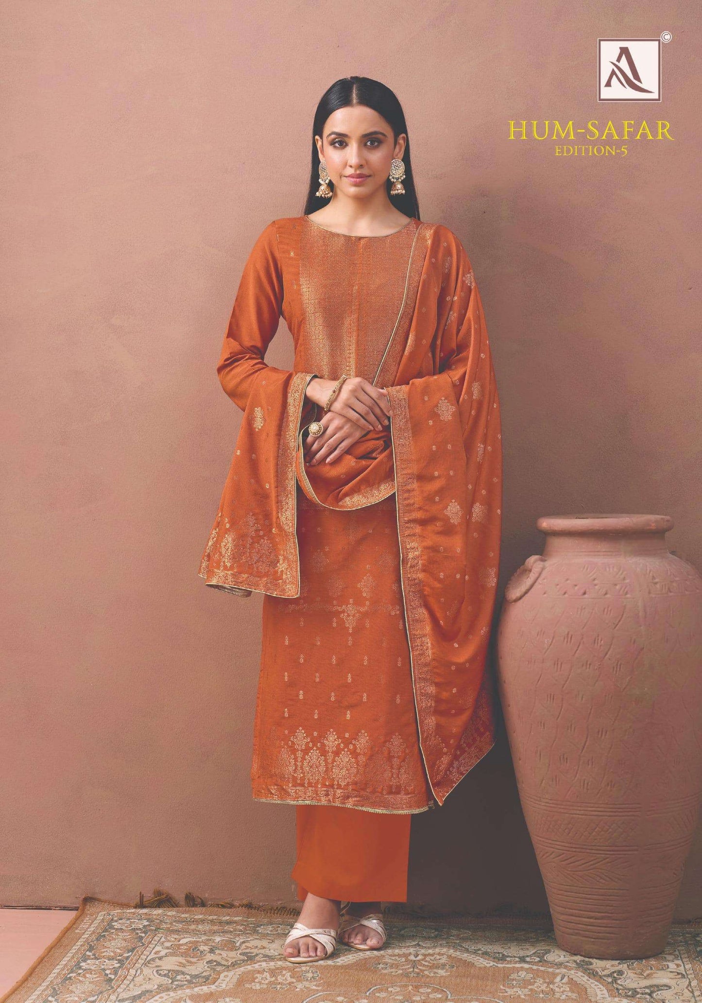 Alok Suit Hum Safar Vol - 05 - Amrah Wholesale