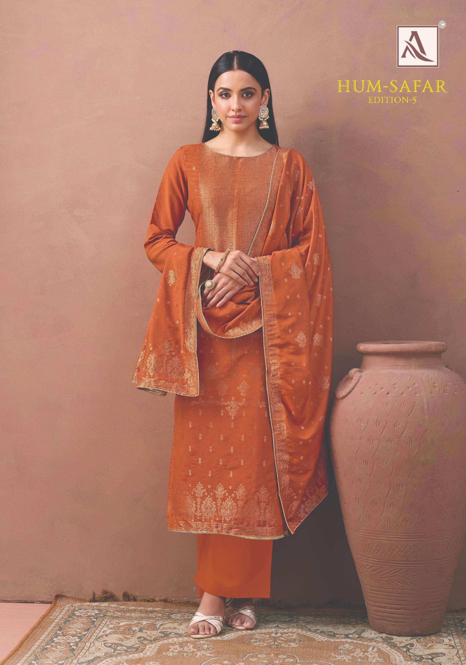 Alok Suit Hum Safar Vol - 05 - Amrah Wholesale