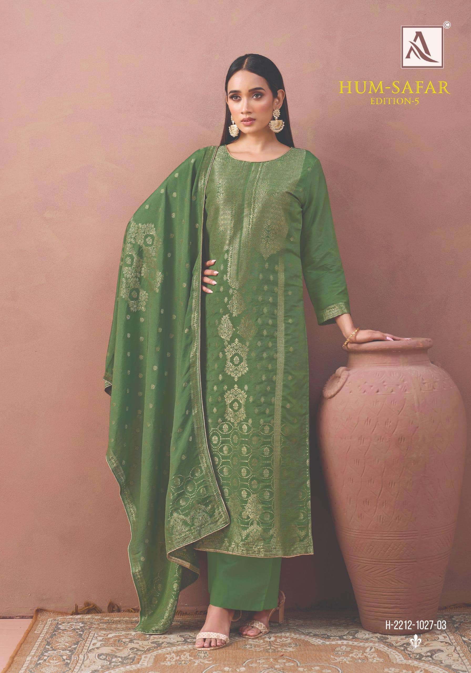 Alok Suit Hum Safar Vol - 05 - Amrah Wholesale