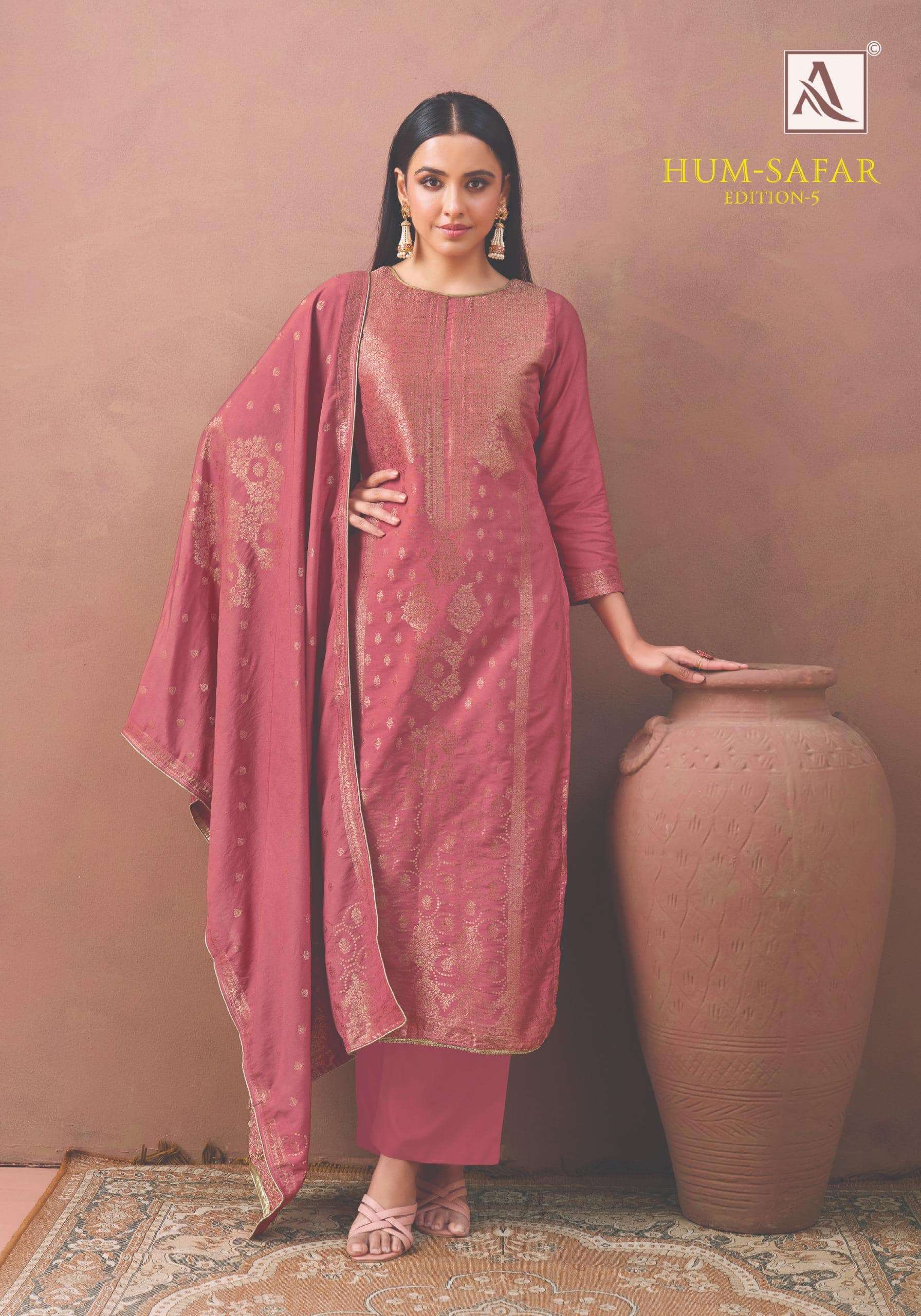 Alok Suit Hum Safar Vol - 05 - Amrah Wholesale