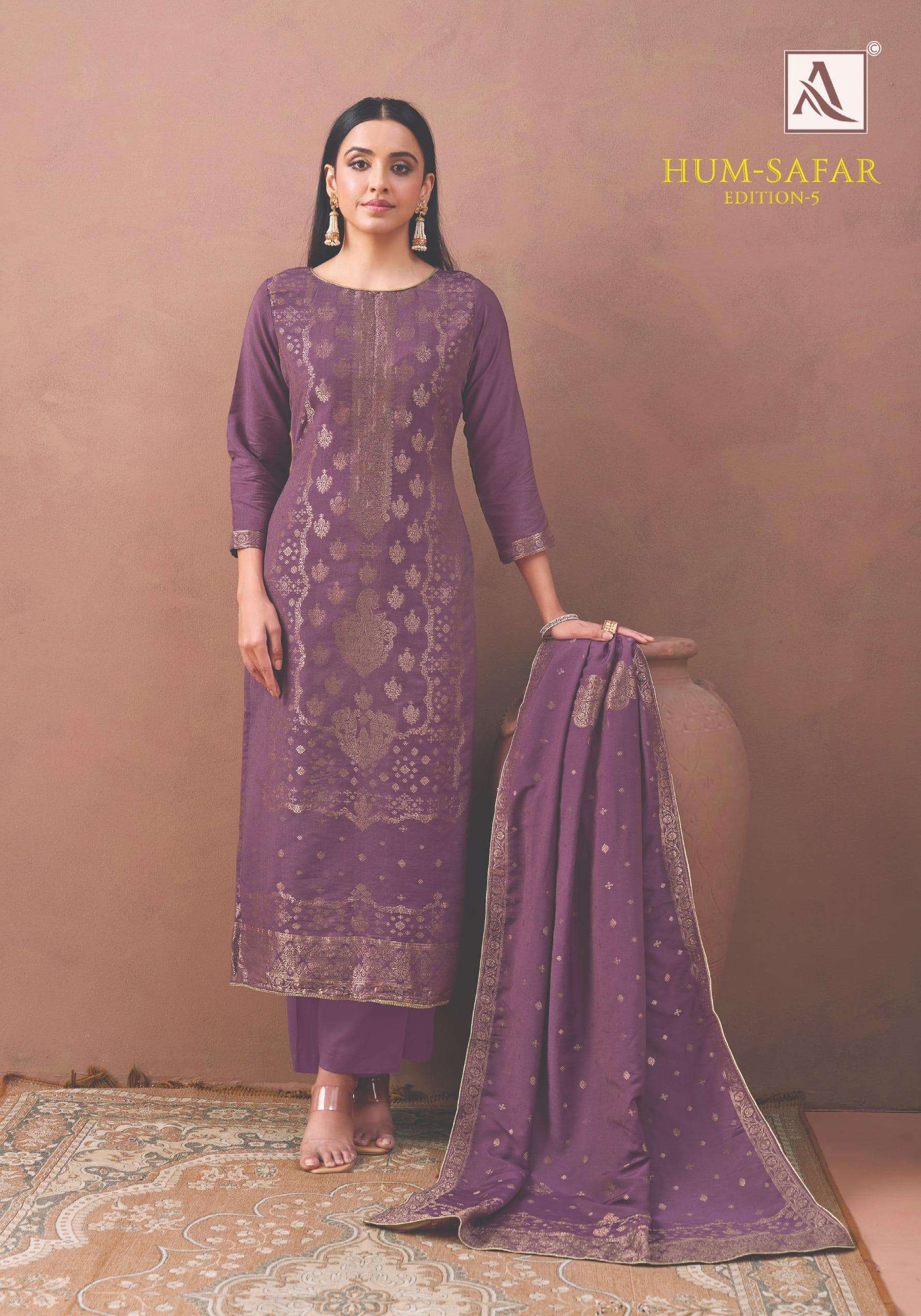 Alok Suit Hum Safar Vol - 05 - Amrah Wholesale