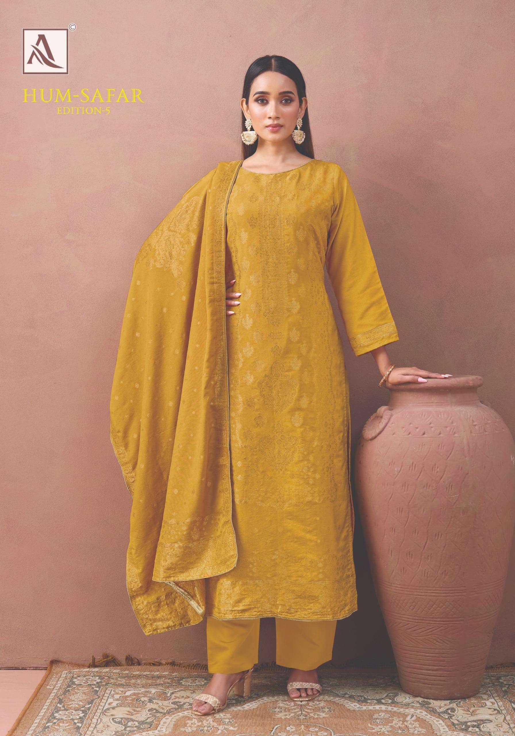 Alok Suit Hum Safar Vol - 05 - Amrah Wholesale