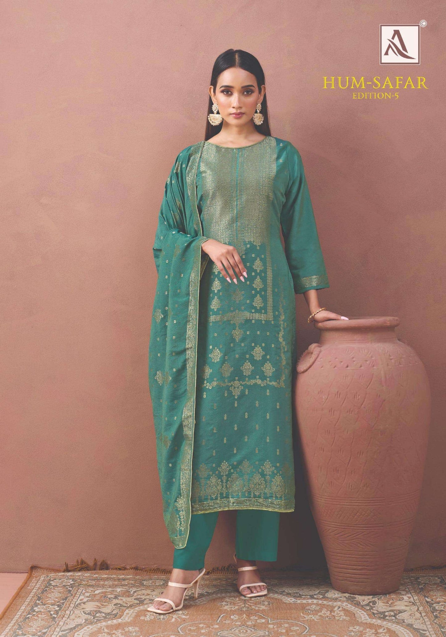 Alok Suit Hum Safar Vol - 05 - Amrah Wholesale