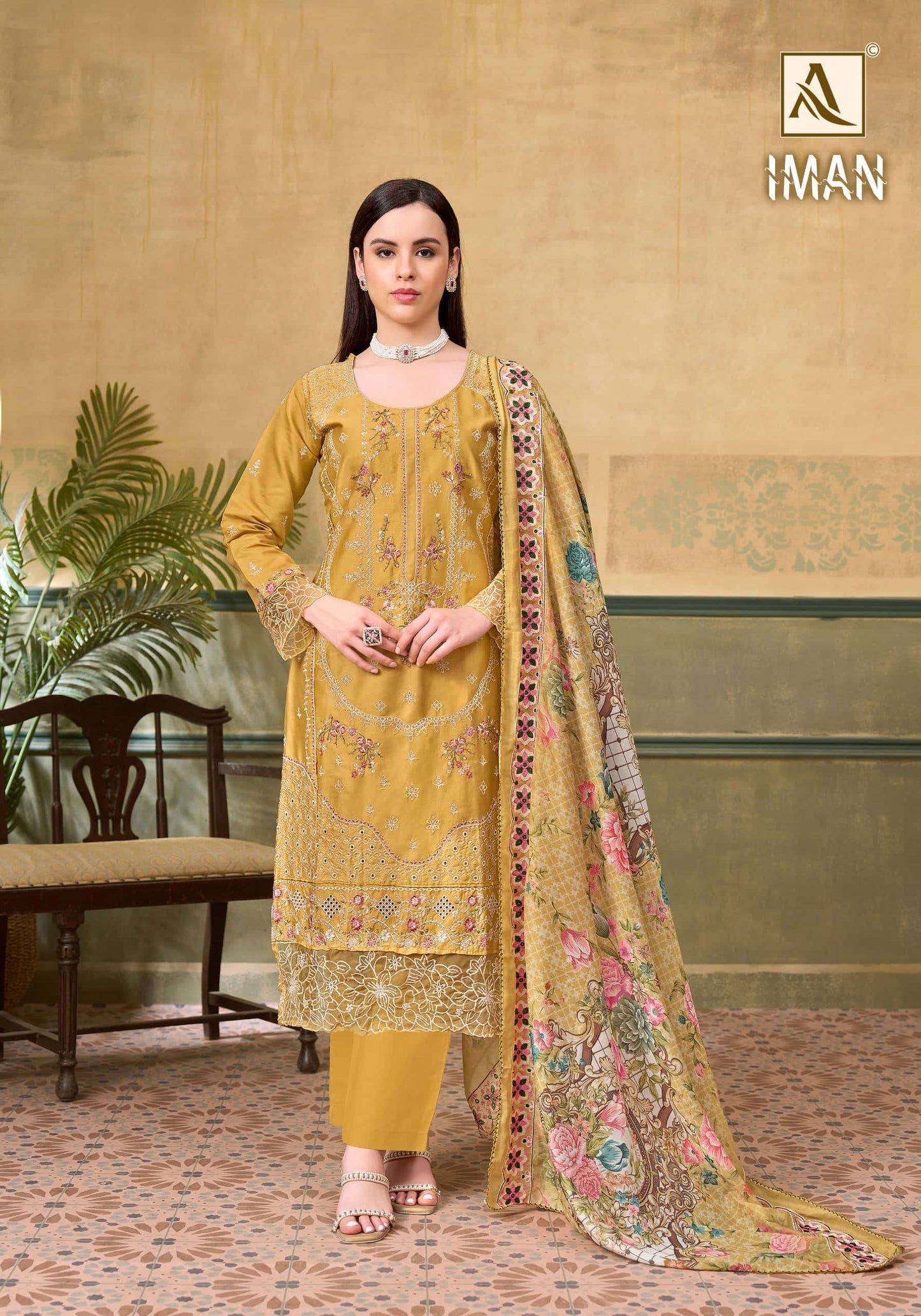 Alok Suit Iman Dress Material - Amrah Wholesale