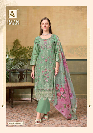 Alok Suit Iman Dress Material - Amrah Wholesale