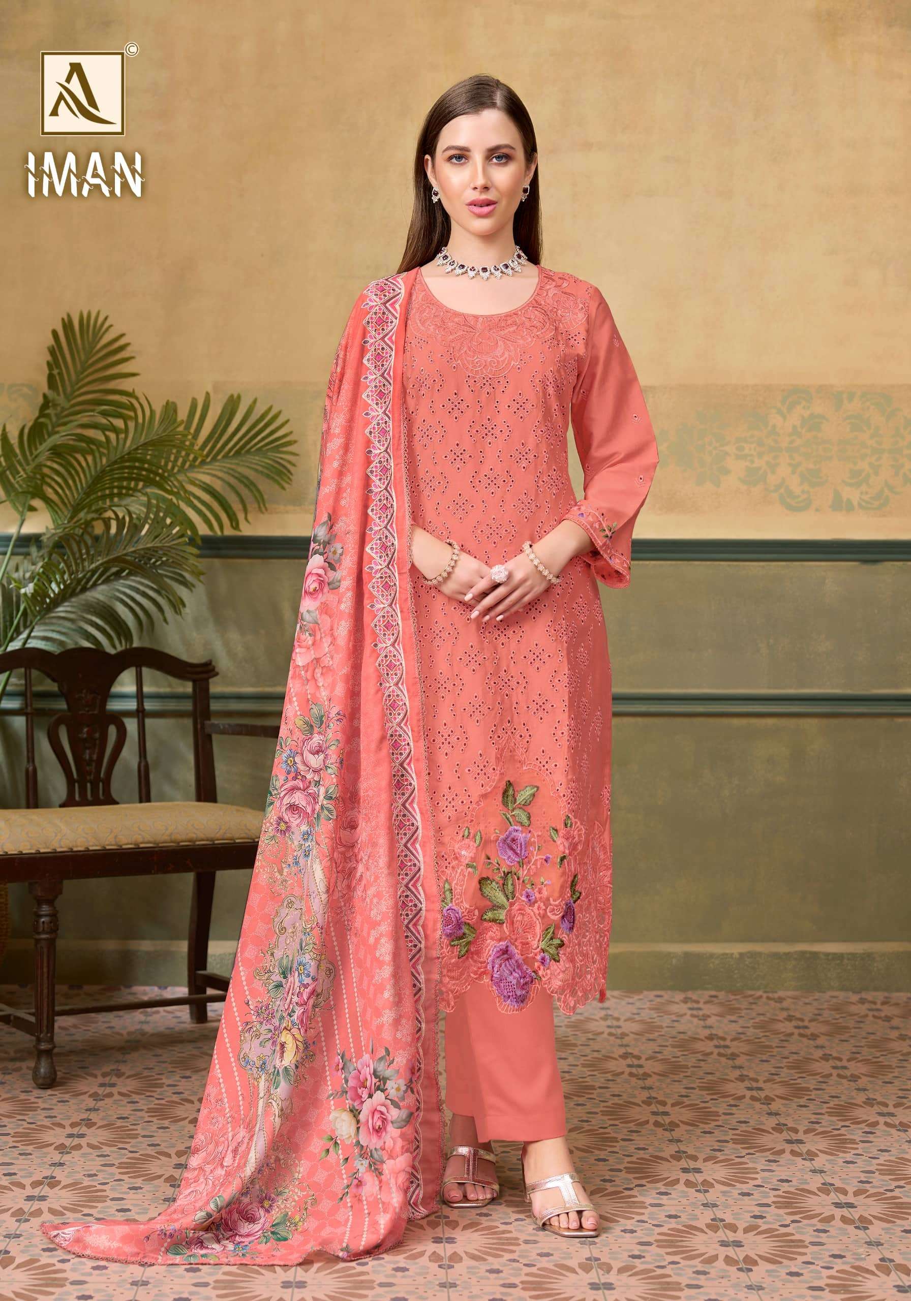 Alok Suit Iman Dress Material - Amrah Wholesale