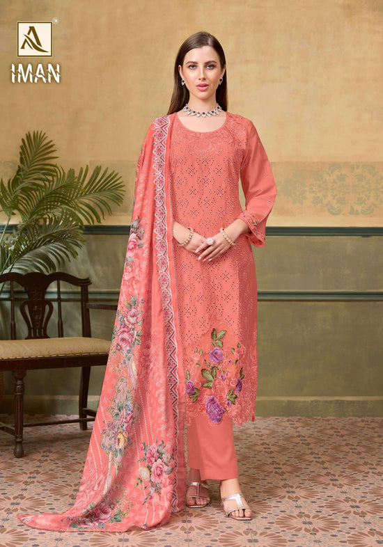 Alok Suit Iman Dress Material - Amrah Wholesale