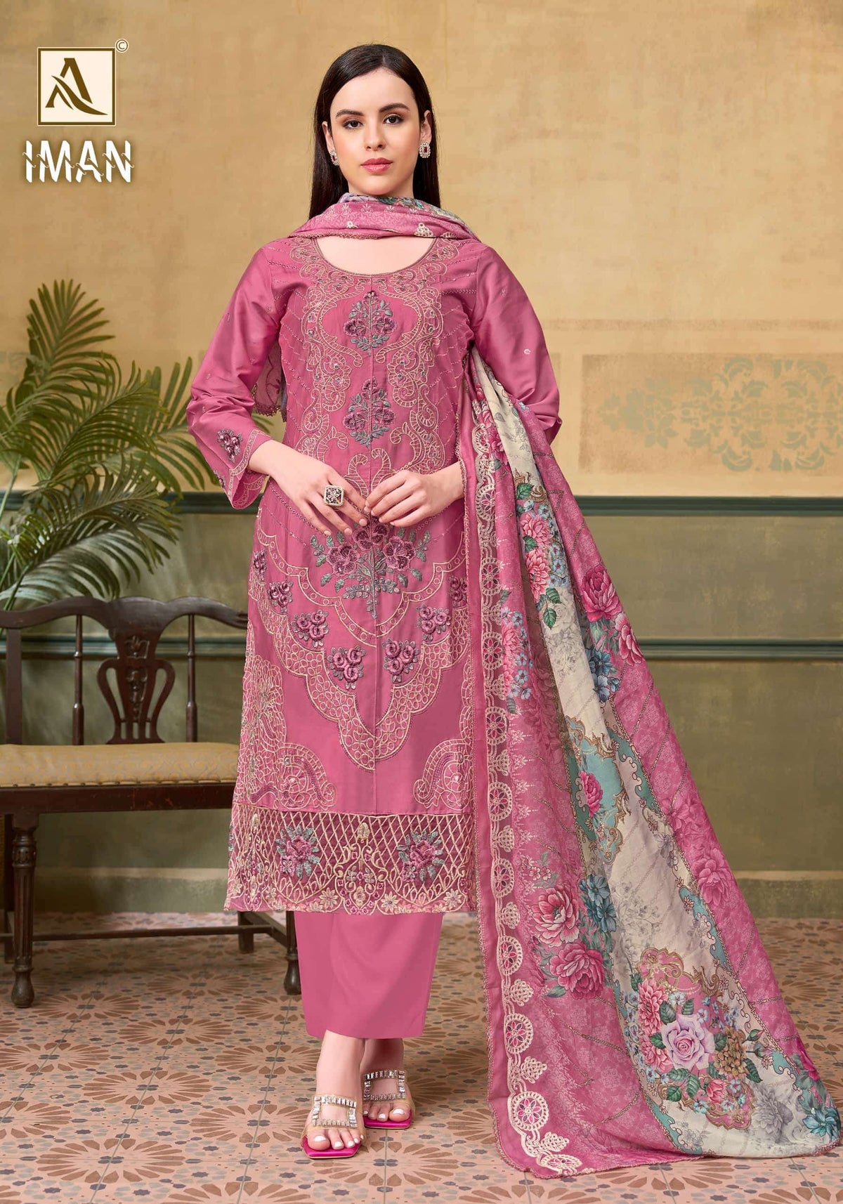 Alok Suit Iman Dress Material - Amrah Wholesale