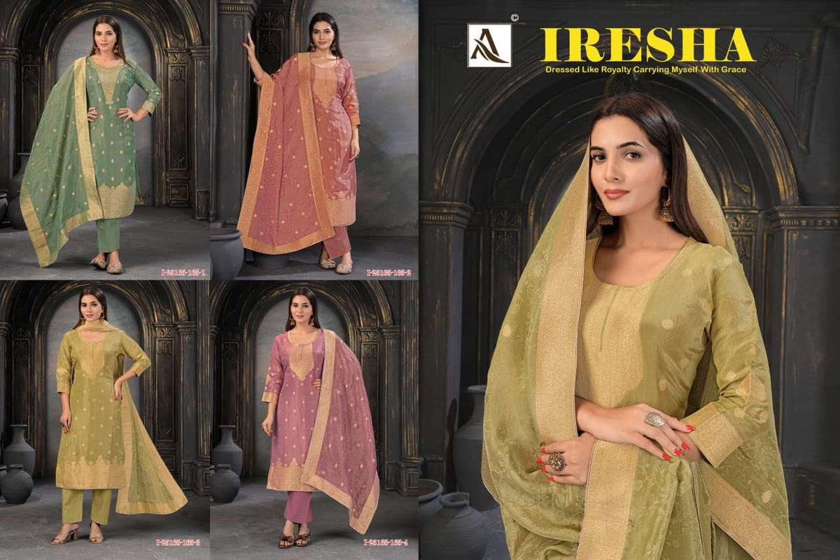 Alok Suit Iresha Viscose Simmer Printed Salwar Suit