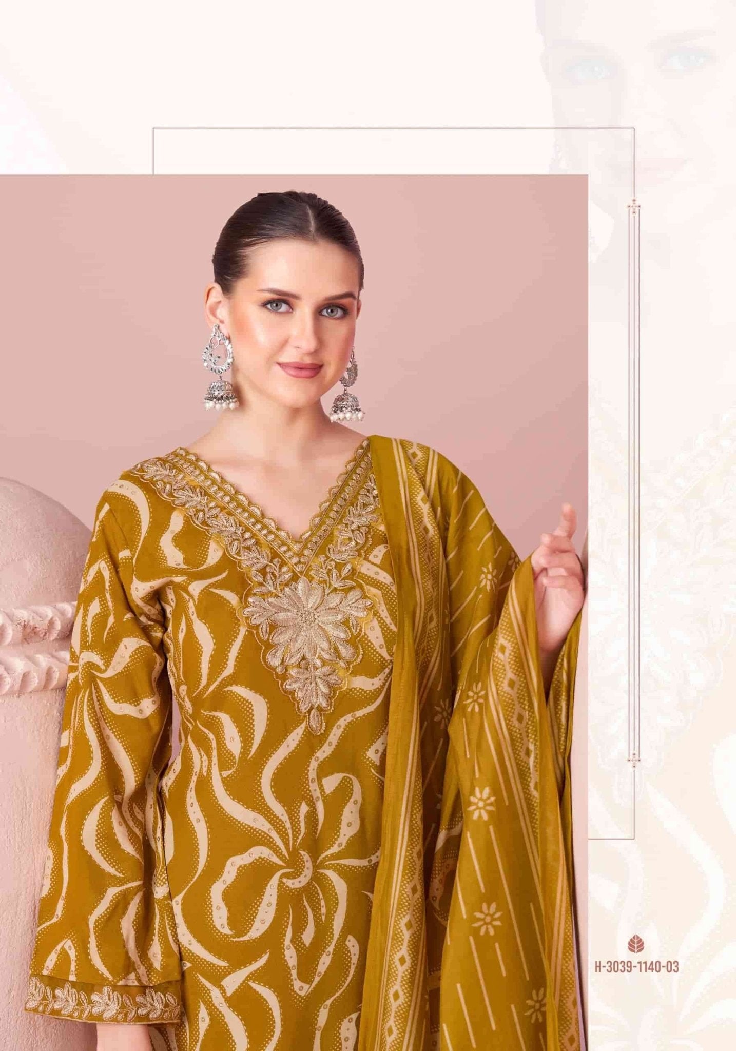 Alok Suit Jade Baagh Pure Viscose Rayon Designer Dress Material - Amrah Wholesale